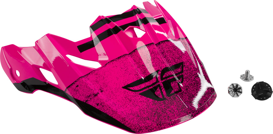 FLY RACING Toxin Embargo Helmet Visor Pink/Black 73-88064