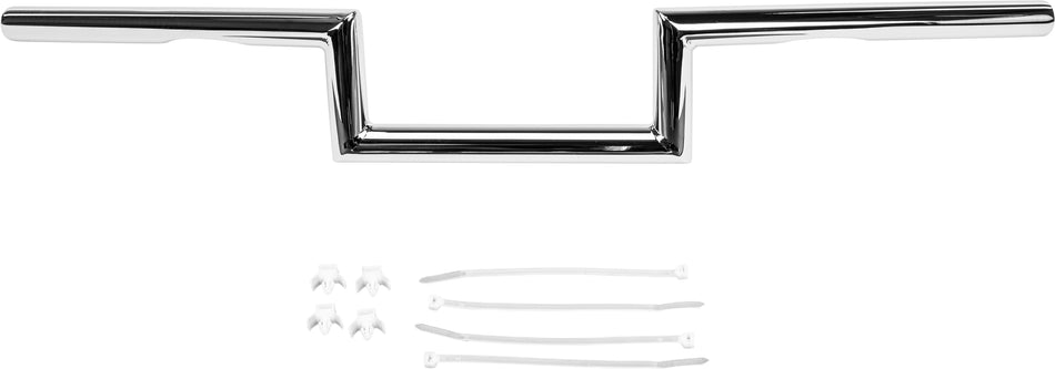 HARDDRIVE Z-Bar One Inch Dimpled 4 Inch Chrome 21-225