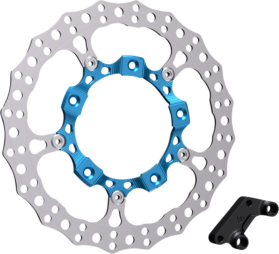 ARLEN NESS Rotor 14" - Front Right - Blue 300-005