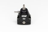 DeatschWerks DWR1000iL In-Line Adjustable Fuel Pressure Regulator - Black 6-1001-FRB