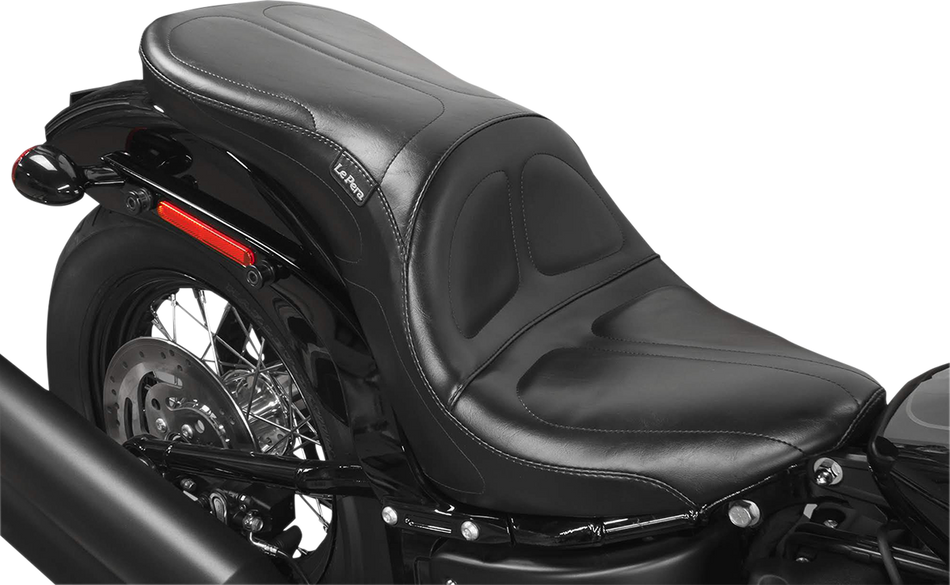 LE PERA Maverick Seat - Without Backrest - Stitched - Black - FL '18-'22 LYX-910