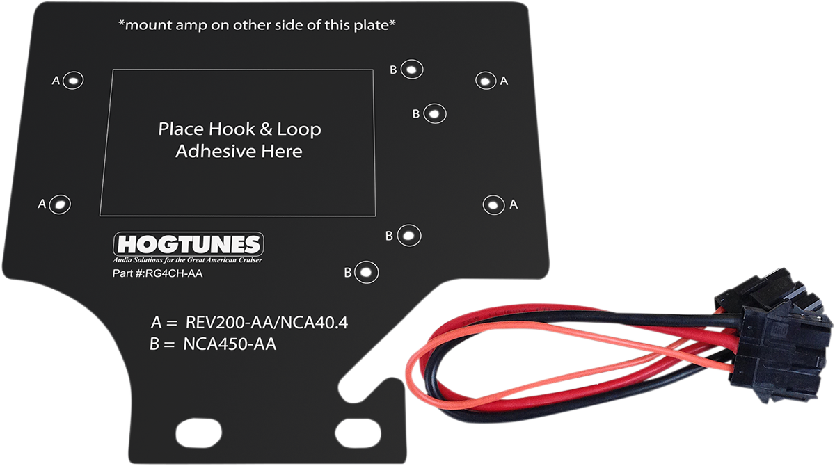 HOGTUNES Amplifier Mounting Plate - '98-'13 Road Glide RG4CH-AA