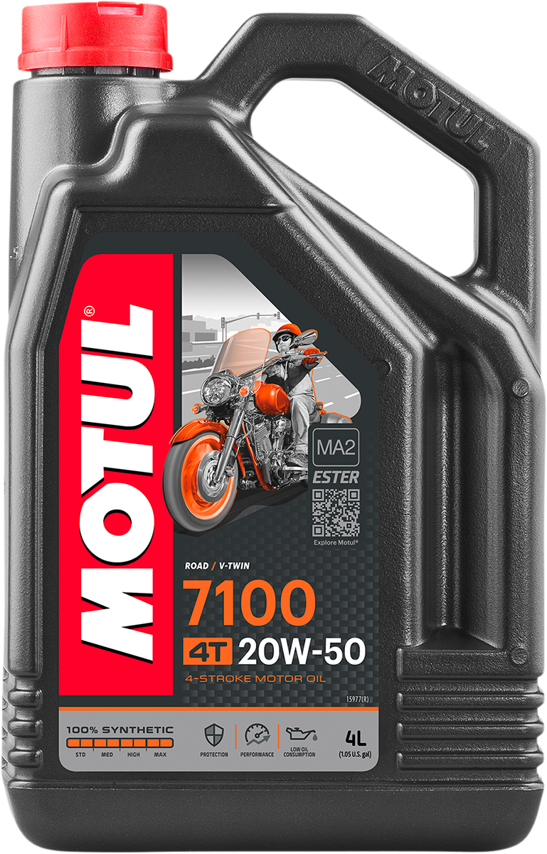 MOTUL 7100 4T Synthetic Oil - 20W-50 - 4L 104104