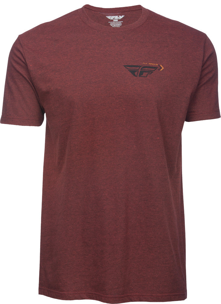 FLY RACING Choice Tee Brick Red L 352-0808L