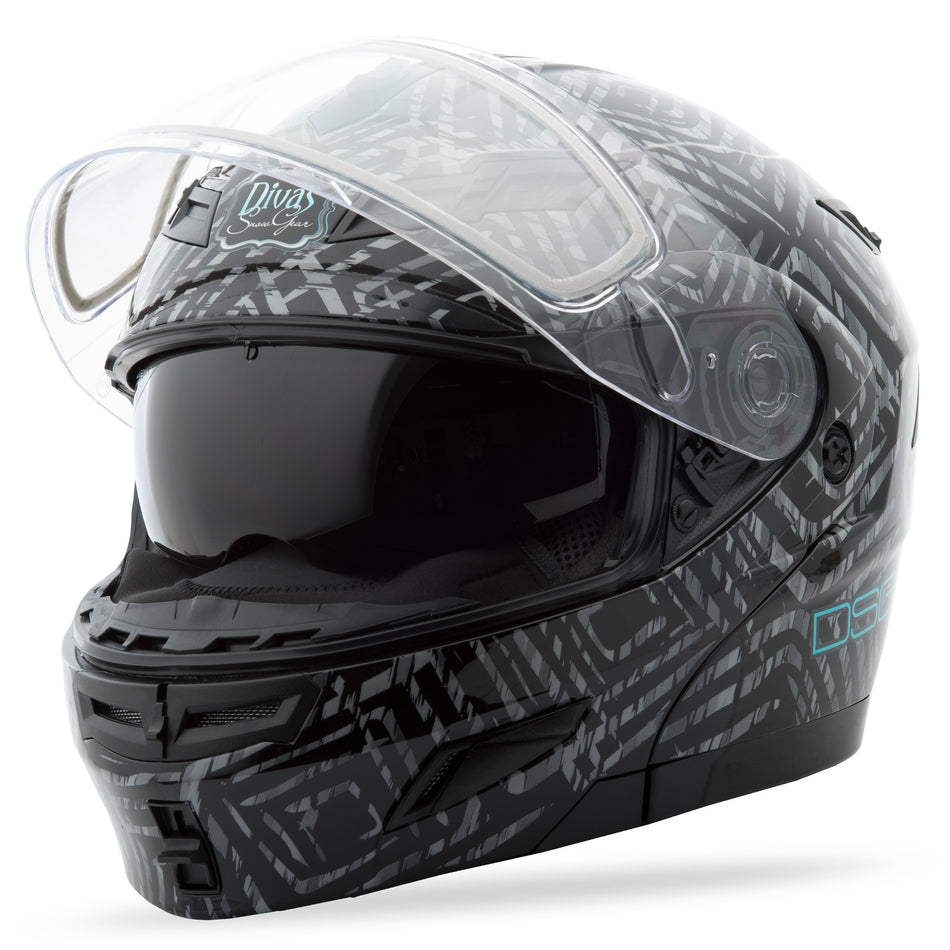 GMAX Gm-54s Dsg Aztec Helmet Black Xl 2548217