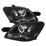 Spyder Toyota Yaris 07-11 4Dr Projector Headlights LED Halo DRL Blk PRO-YD-TYA074D-DRL-BK 5038944