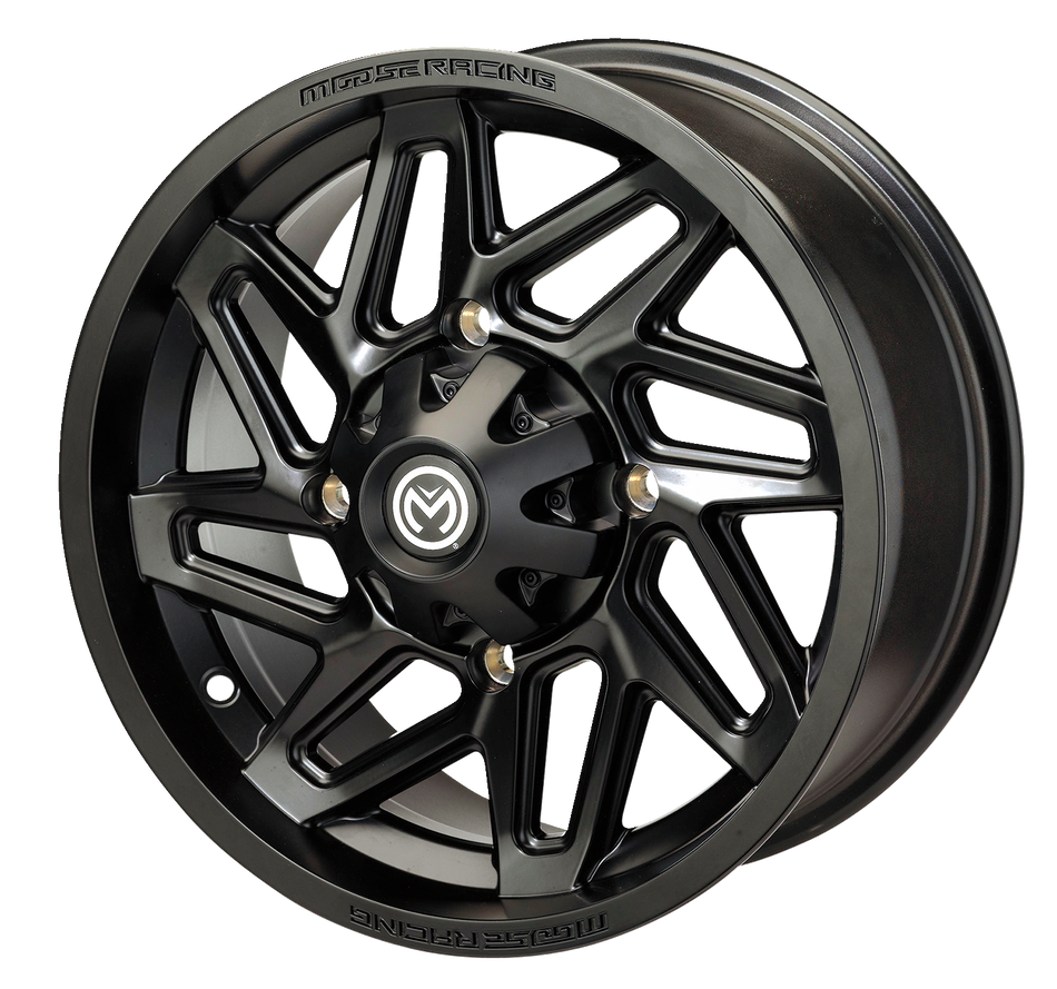 MOOSE UTILITY Wheel - 361X - Front - Black - 12x7 - 4/156 - 4+3 361MO127156MB4