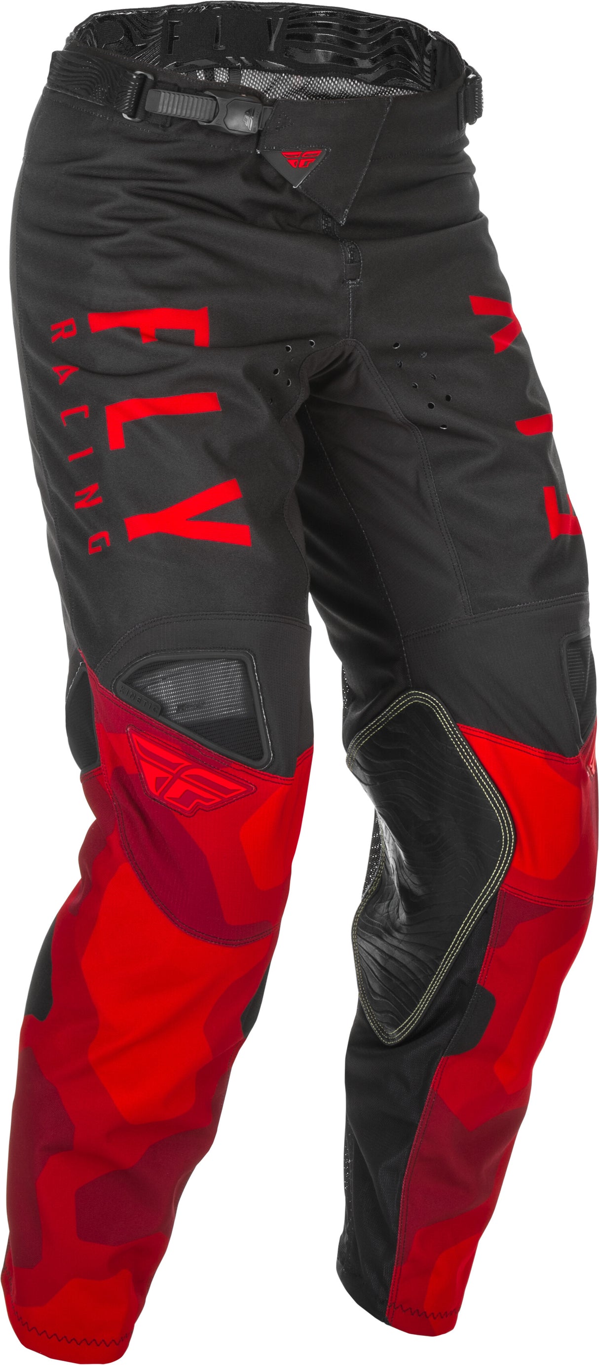 FLY RACING Youth Kinetic K221 Pants Red/Black Sz 24 374-53224