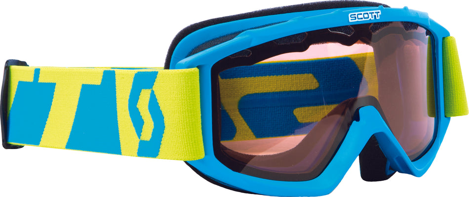 SCOTT 89si Youth Snocross Goggle Blue/Green W/Amp Rose Lens 240531-1413108