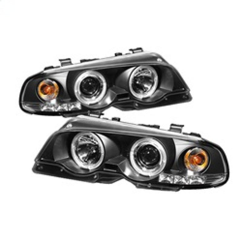 Spyder BMW E46 3-Series 00-03 2DR 1PC Projector Headlights LED Halo LED Blk PRO-YD-BMWE46-2D-HL-BK 5008923