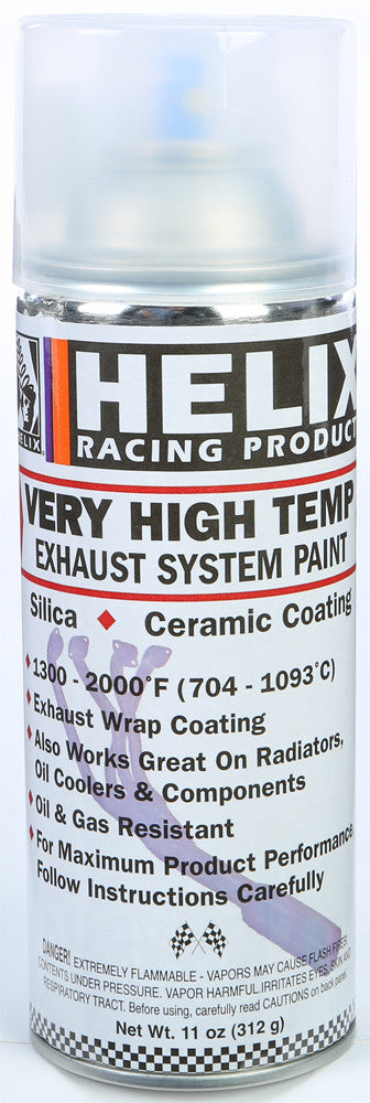 HELIX Very High Temp Exhaust System Paint Satin Clean 11oz 165-1150