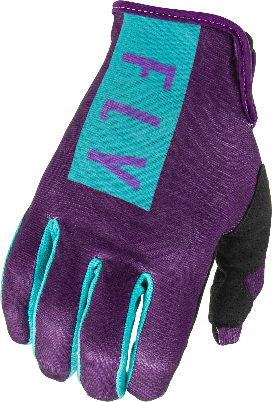FLY RACING Women's Lite Gloves Purple/Blue Sz 04 374-61804