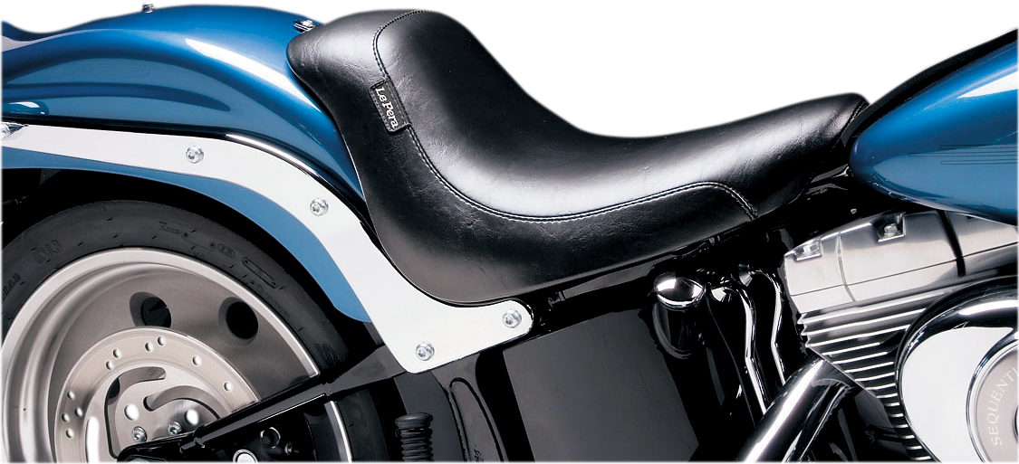 LE PERA Silhouette Solo Seat - Smooth - Black - FXST '06-'10 LK-850