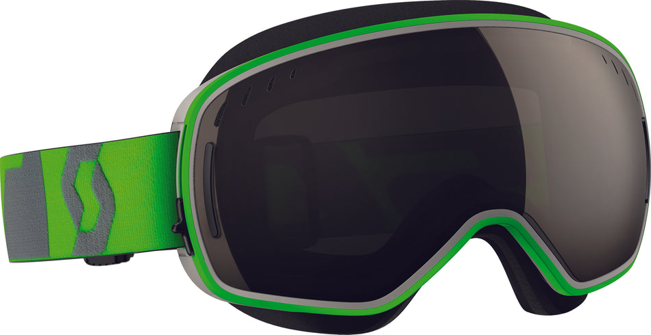 SCOTT Lcg Sno-X Goggle W/Mask Green Solar/Black Chrome 240526-4963299