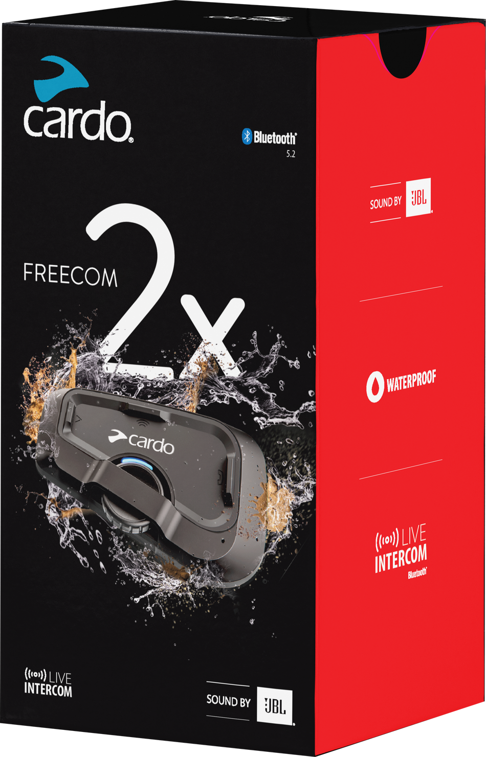CARDO Freecom 2x Bluetooth Headset Single FRC2X003