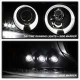 Spyder GMC Sierra 1500/2500/3500 99-06 Projector Headlights LED Halo LED Black PRO-YD-CDE00-HL-BK 5009357