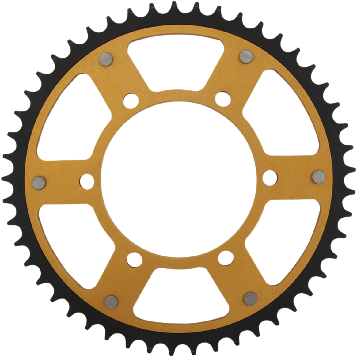 SUPERSPROX Stealth Rear Sprocket - 49 Tooth - Gold - Kawasaki/Yamaha/Suzuki RST-486-49-GLD