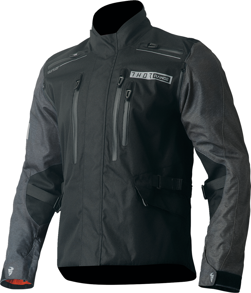 THOR Range Jacket - Black/Gray - Large 2920-0723