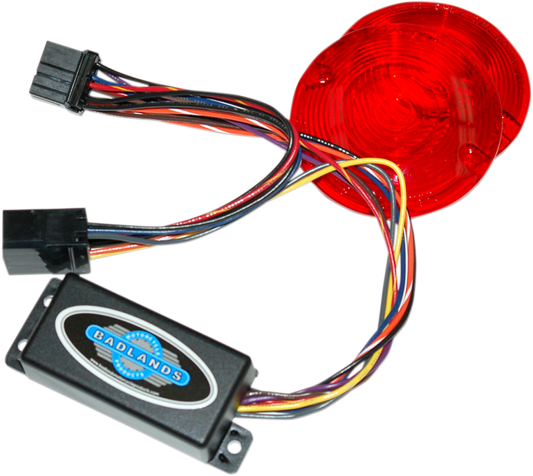 BADLANDS Plug-In Illuminator with Red Lenses - 8 Pin ILL-03-RL-A