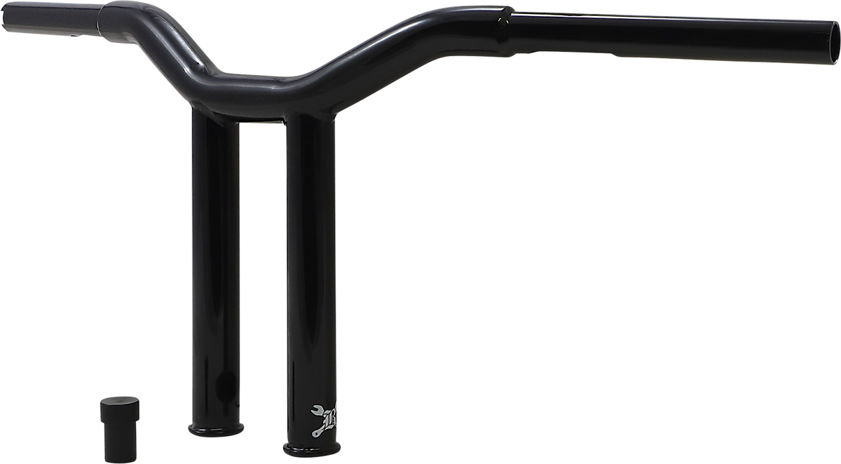 BURLY BRAND Handlebar - Dominator - Straight - 10" - Black B12-6071B