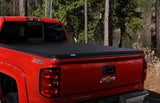 Lund 07-13 Chevy Silverado 1500 Fleetside (6.6ft. Bed) Hard Fold Tonneau Cover - Black 969154