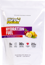 RYNO POWER Hydration Fuel Drink Mix - Fruit Punch - 1 lb - 10 Servings 1LB-HYD-FP