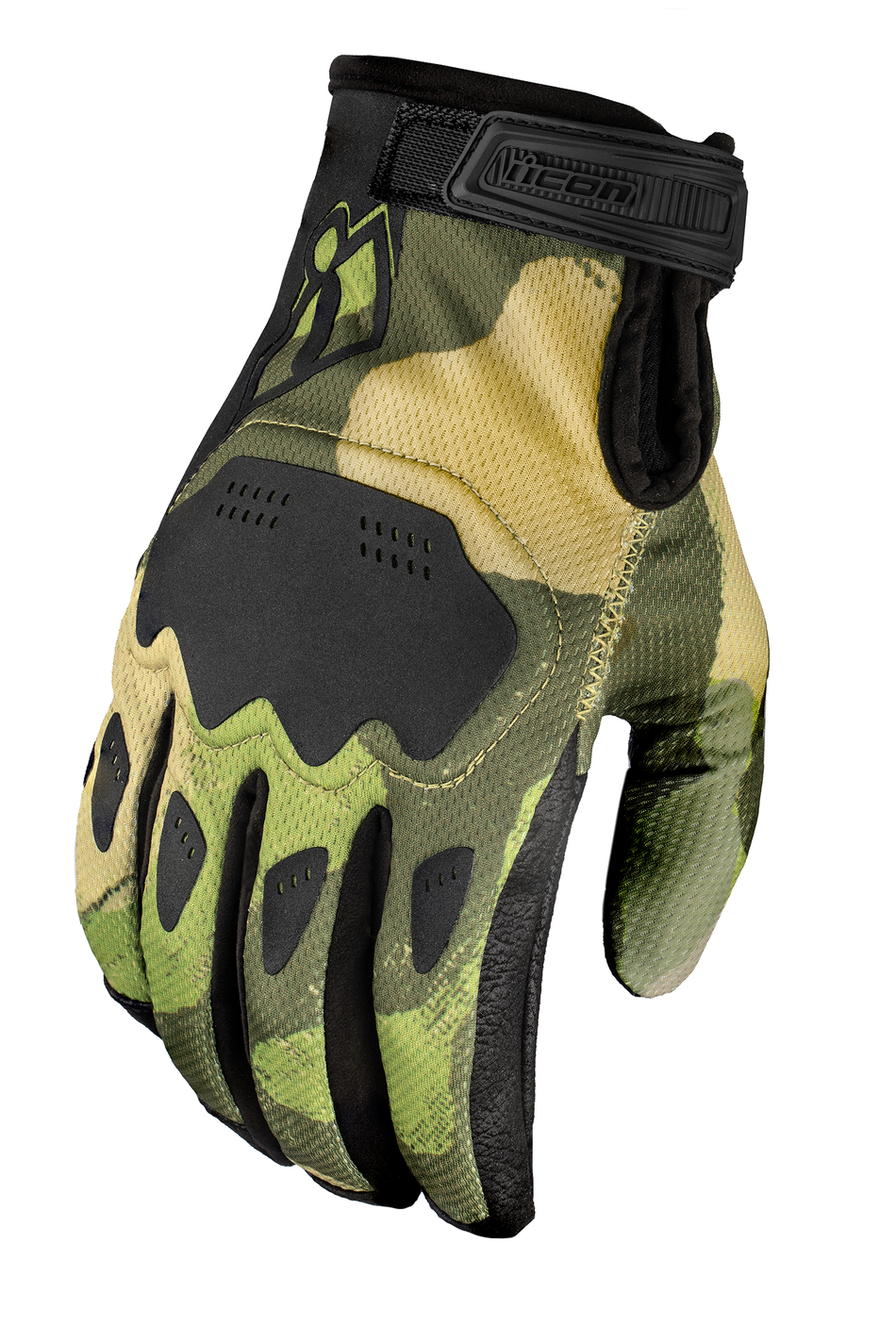 ICON Hooligan Magnacross™ Gloves - Camo Tan - Small 3301-4827