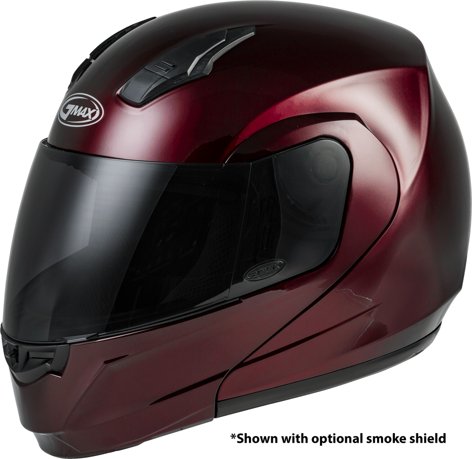GMAX Md-04 Modular Helmet Wine Red Md G104105