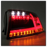 Spyder Audi TT 07-12 LED Tail Lights Black ALT-YD-ATT07-LED-BK 5081674