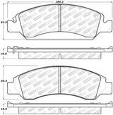 StopTech Street Select Brake Pads - Front/Rear 305.1363