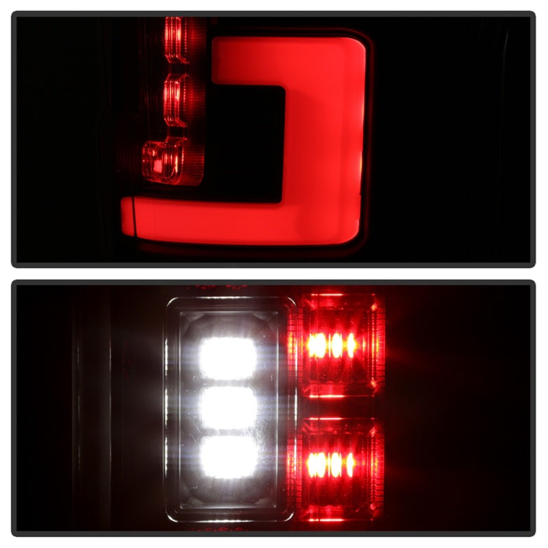 Spyder 17-18 Ford F250 (w/Blind Spot Sens./LED Model Only) LED Tail Lights-Blk ALT-YD-FS17BS-LED-BK 5085610