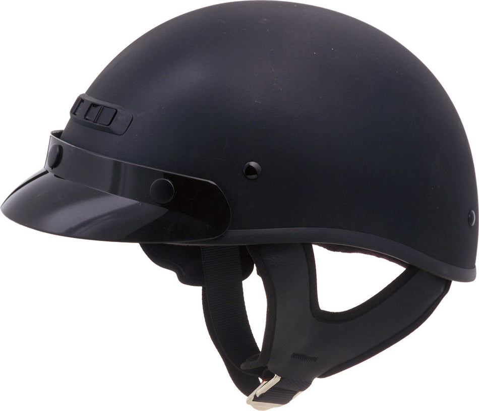 GMAX Gm-35 Half Helmet - Half Dressed Matte Black Xs 1135073