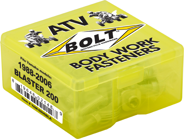 BOLT Body Work Fastener Kit Atv YAM-8806BLA