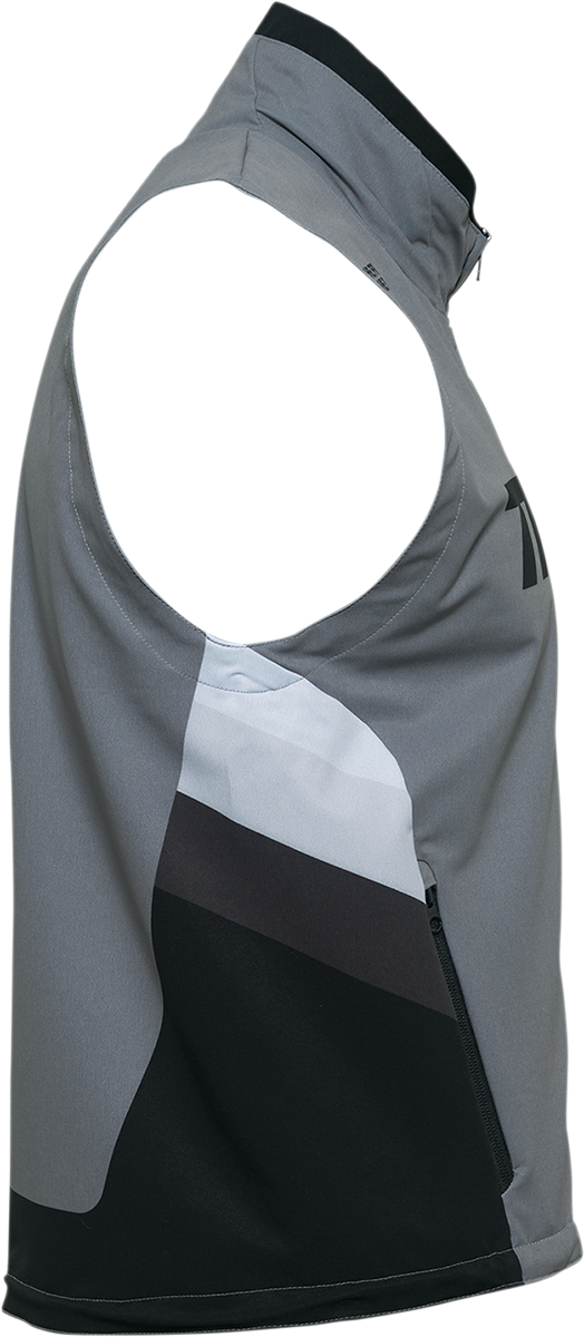 THOR Warmup Vest - Gray/Black - Large 2830-0597