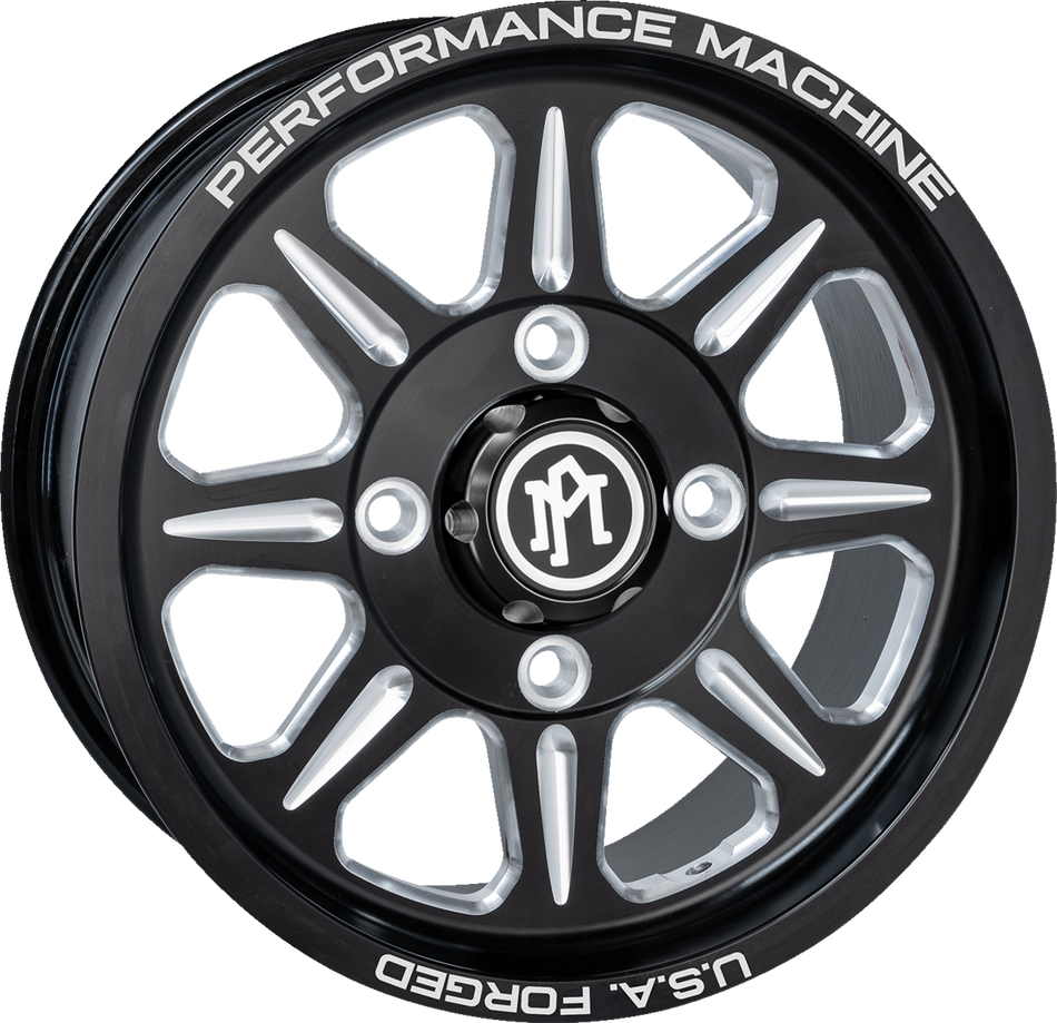 PM OFF-ROAD Wheel - Destroy - Front/Rear - Black - 15"x7" - 4/156 - 4+3 411B31507005290