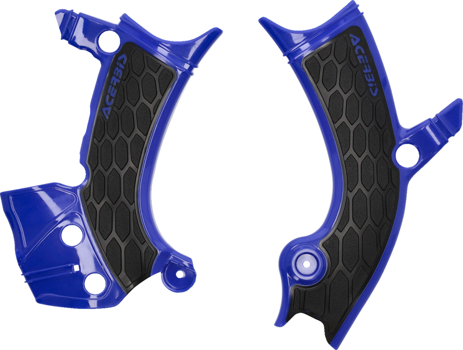 ACERBIS X-Grip Frame Guards - Blue/Black - YZ 250F/450F 2981441034