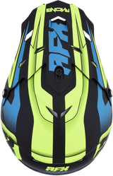 AFX FX-17 Helmet - Force - Matte Black/Green/Blue - Small 0110-5214