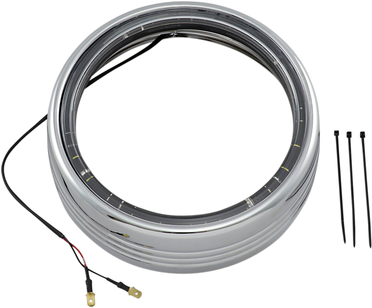 KURYAKYN 7" Trim Ring - Chrome 7785