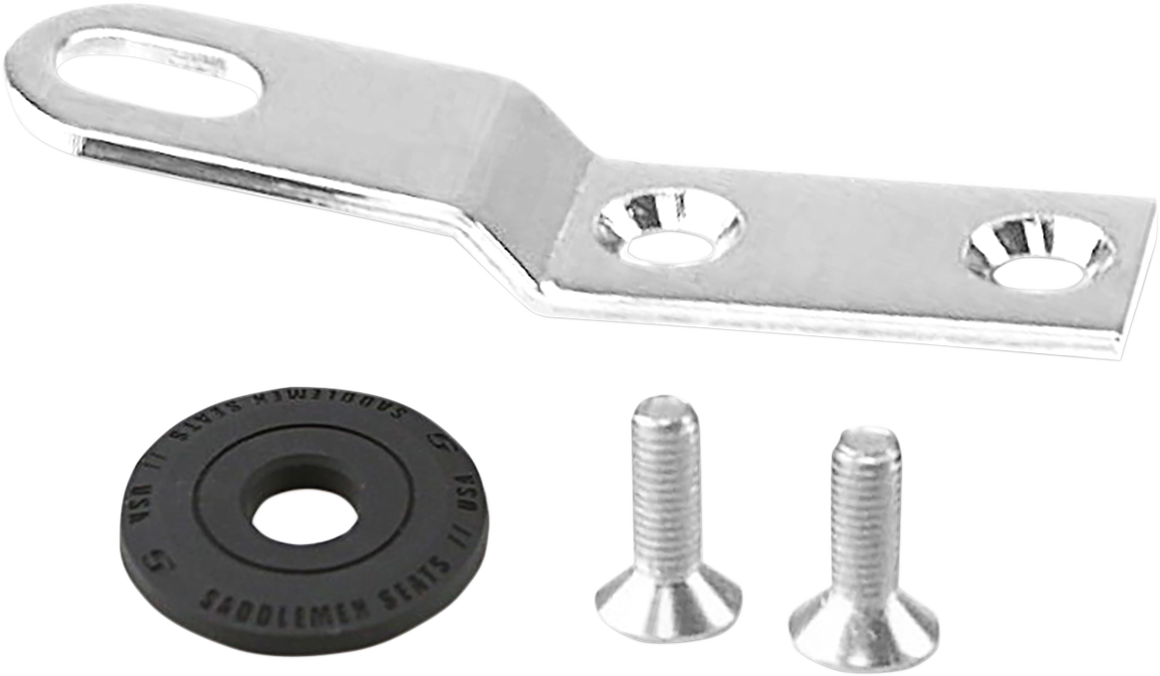 SADDLEMEN Seat Bracket - Chrome - 1/4"-28 10545CB