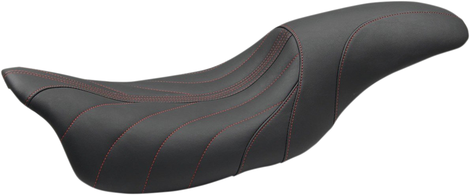 MUSTANG Revere Journey Seat - Gravity - Red Stitched 74112AB