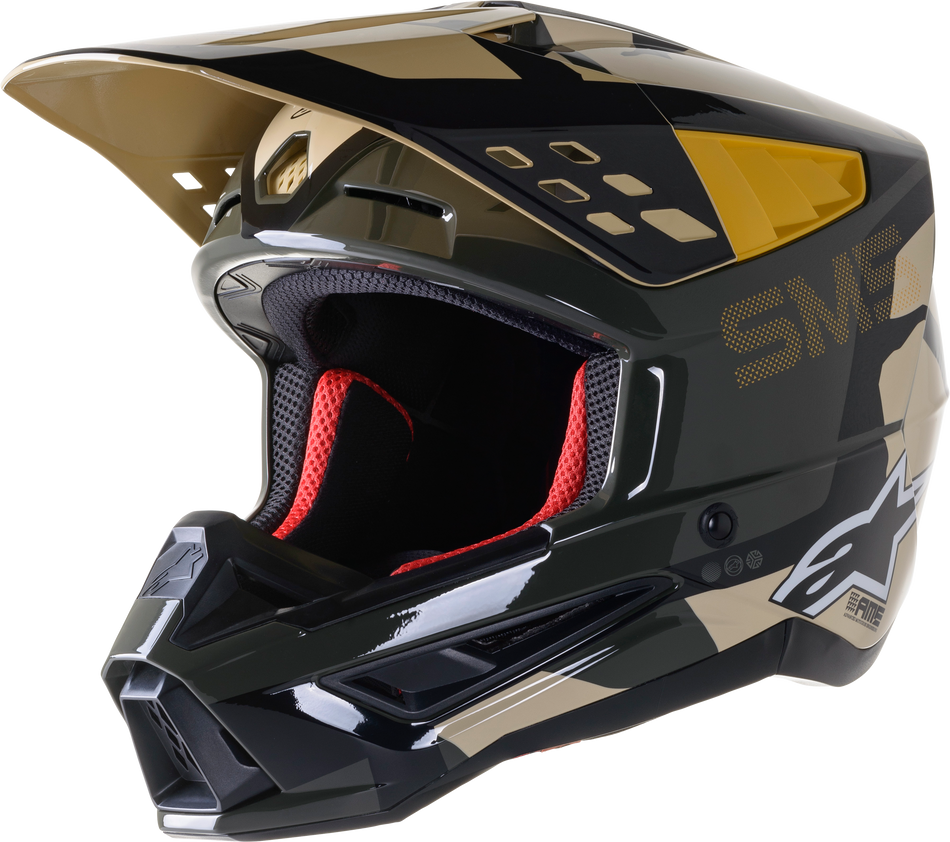 ALPINESTARS S-M5 Rover Helmet Sand/Tangerine/Camo Md 8303921-8049-M