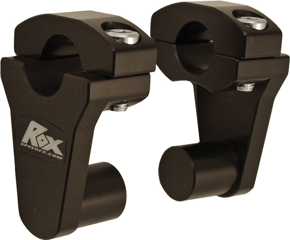ROX Elite Series Pivot Handlebar Riser 2" (Black) 1R-P2SS