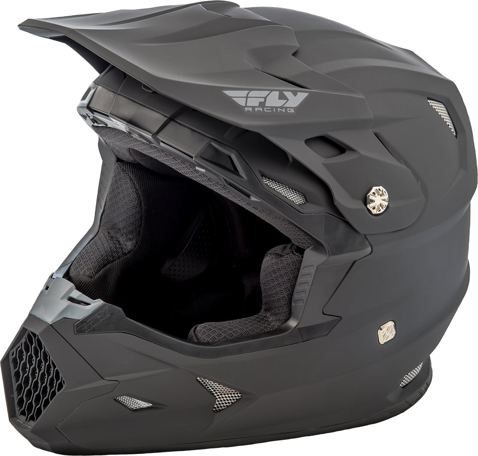 FLY RACING Toxin Original Helmet Matte Black Md 73-8521-6-M