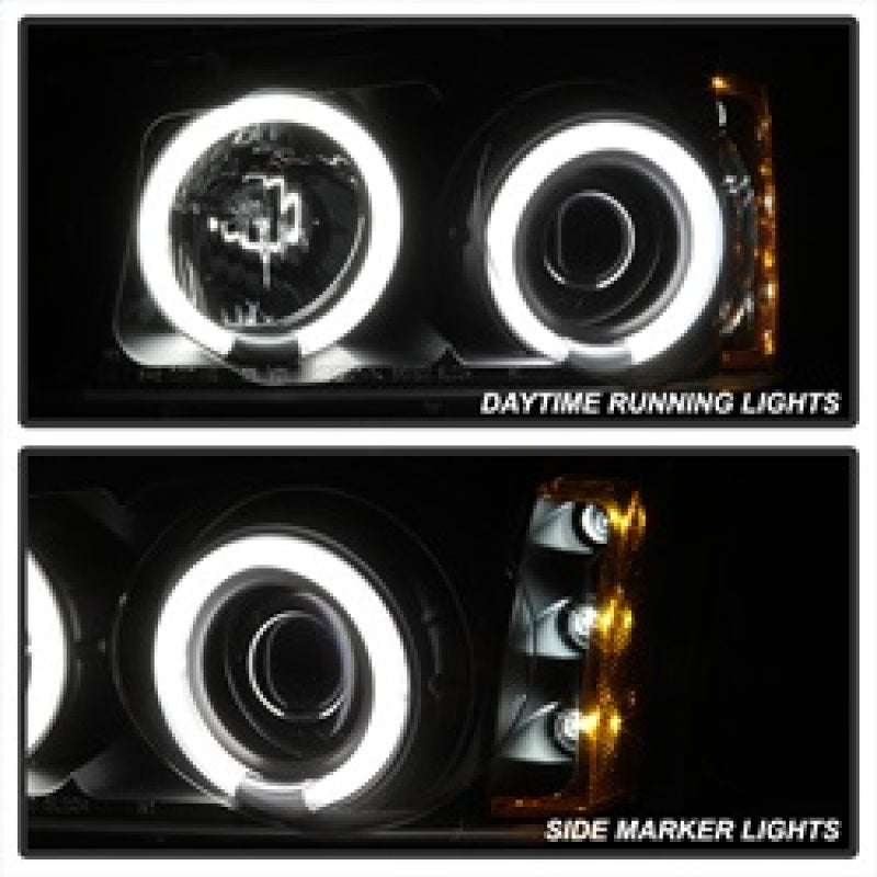 Spyder Chevy Silverado 1500 03-06 Projector HeadlightsCCFLHalo LED Blk High H1 PRO-YD-CS03-CCFL-BK 5030023