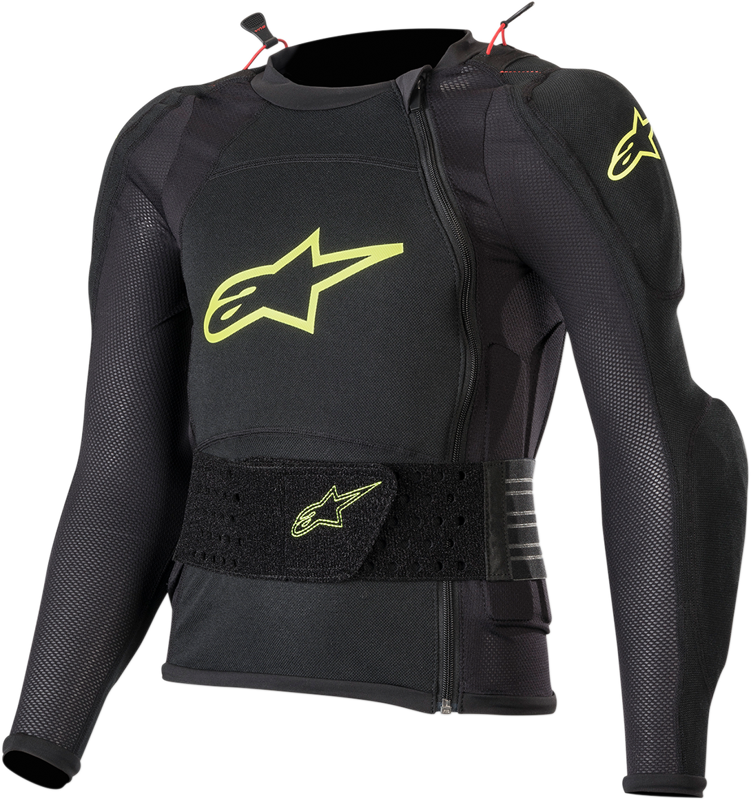 Chaqueta de protección ALPINESTARS Youth Bionic Plus - Negro/Amarillo fluo - Pequeña/Mediana 6545620-155-S/M 