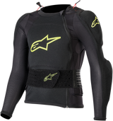 Chaqueta de protección ALPINESTARS Youth Bionic Plus - Negro/Amarillo fluo - Pequeña/Mediana 6545620-155-S/M 