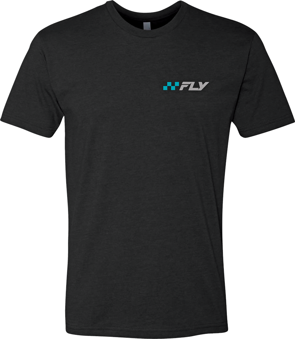 FLY RACING Fly Victory Tee Black Lg 354-0326L