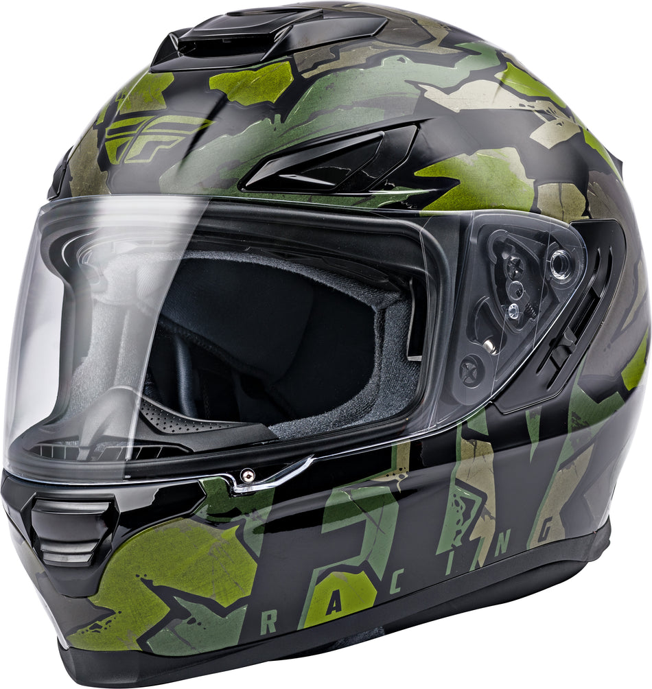 FLY RACING Sentinel Ambush Helmet Camo/Green/Grey 2x 73-83282X