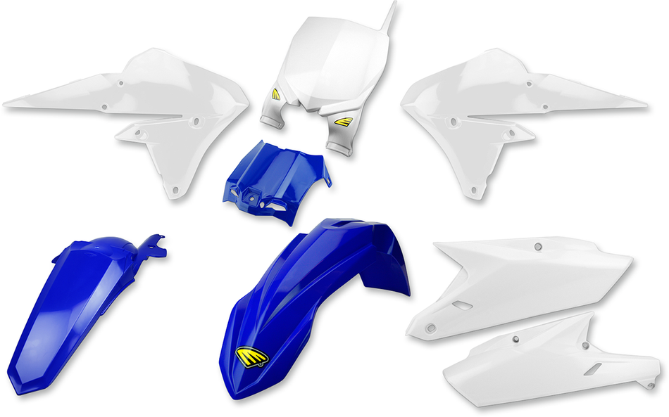 CYCRA Body Kit - Powerflow - White/Blue N/F 10-13 YZ450F 1CYC-9312-02