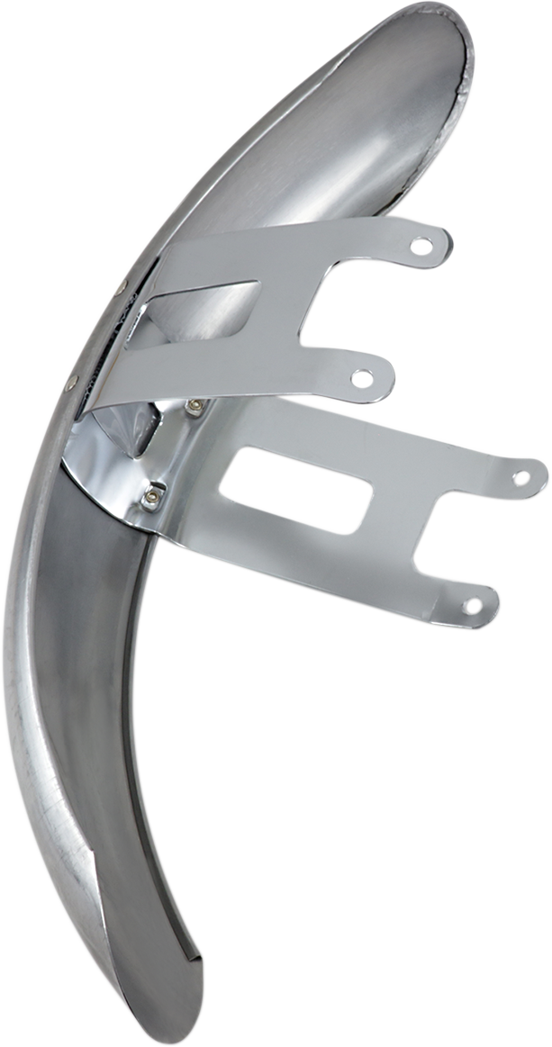 DRAG SPECIALTIES Wide Glide-Style Front Fender with Chrome Mounting Brackets - For 19" or 21" Wheel 090057-PB-LB2